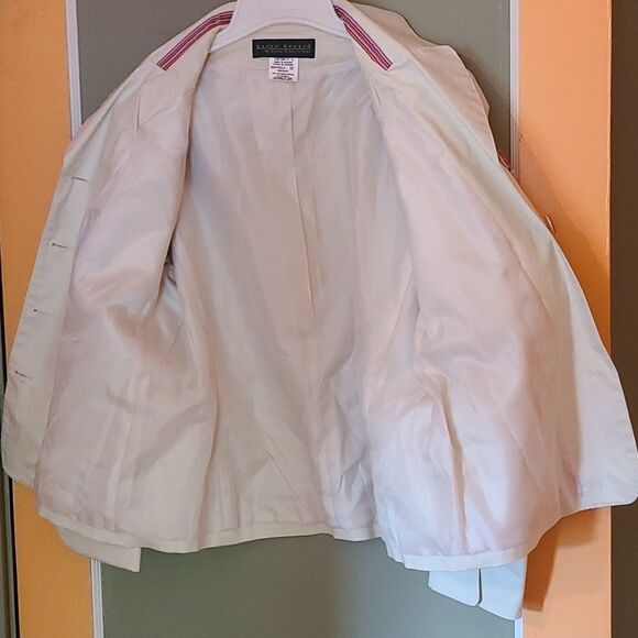 Harve Benard size 12 Cream Colored Long Sleeve Jacket - Picture 11 of 11